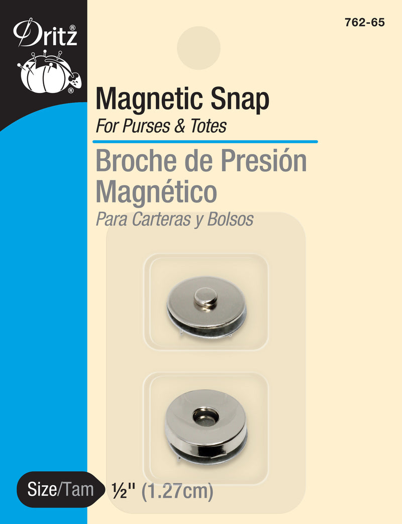 Chargez l'image dans la visionneuse de la galerie, 762-65|Dritz 1/2" Magnetic Snap, 1 Set, Nickel