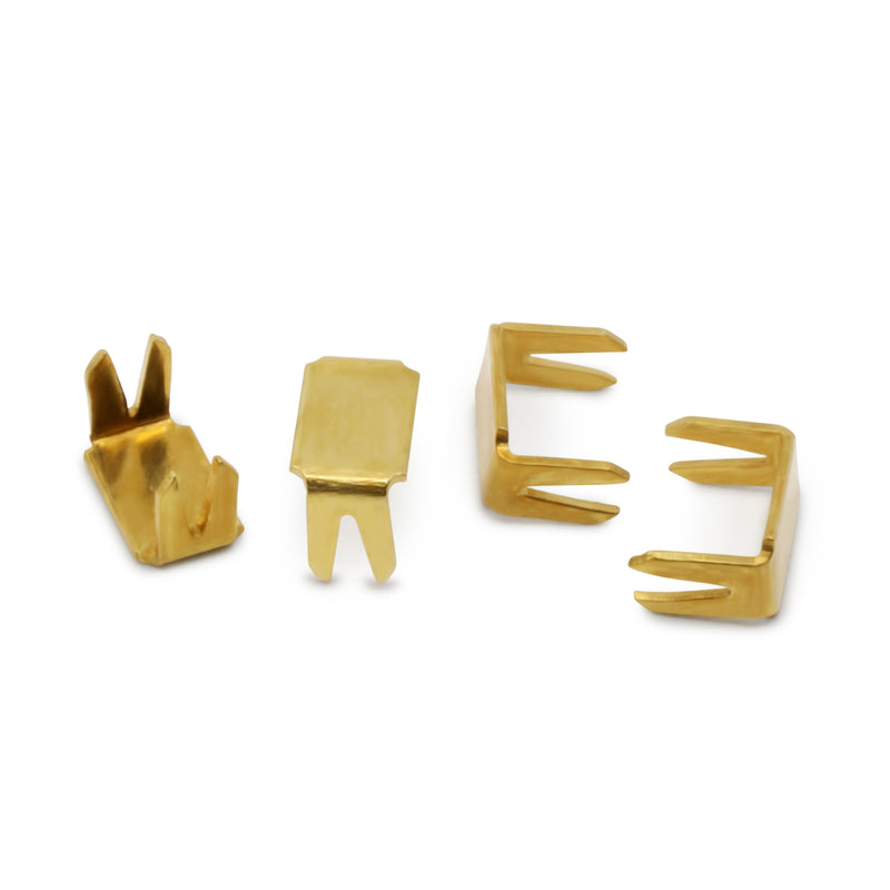 Load image into Gallery viewer, 44232|Dritz Zipper Slides & Stops, Brass, 12 pc
