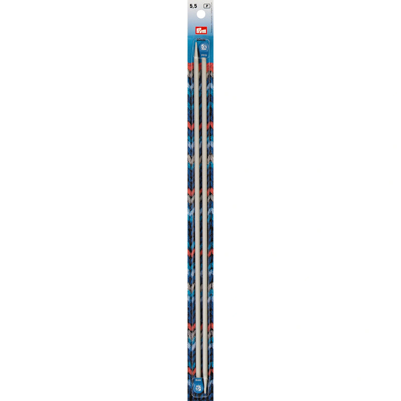 Chargez l'image dans la visionneuse de la galerie, 191479|Prym 16" Single Point Aluminum Knitting Needles, 5.5mm