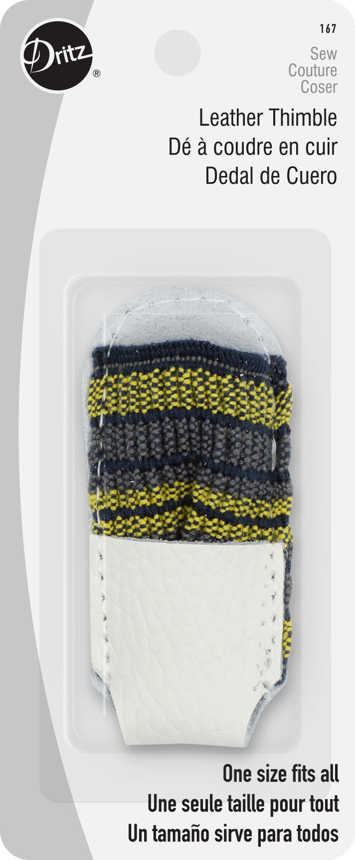 Cargue la imagen en el visor de la galería, 167|Dritz Adjustable Leather Thimble