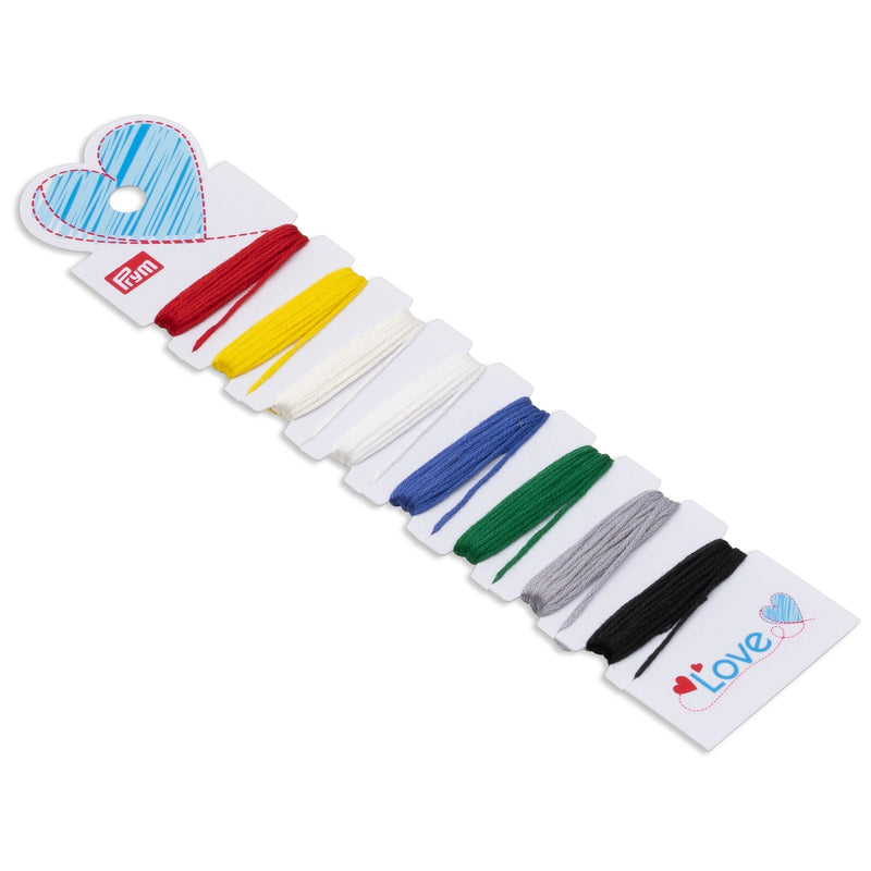 Cargue la imagen en el visor de la galería, 610640|Prym Embroidery Thread Card, Basic Colors