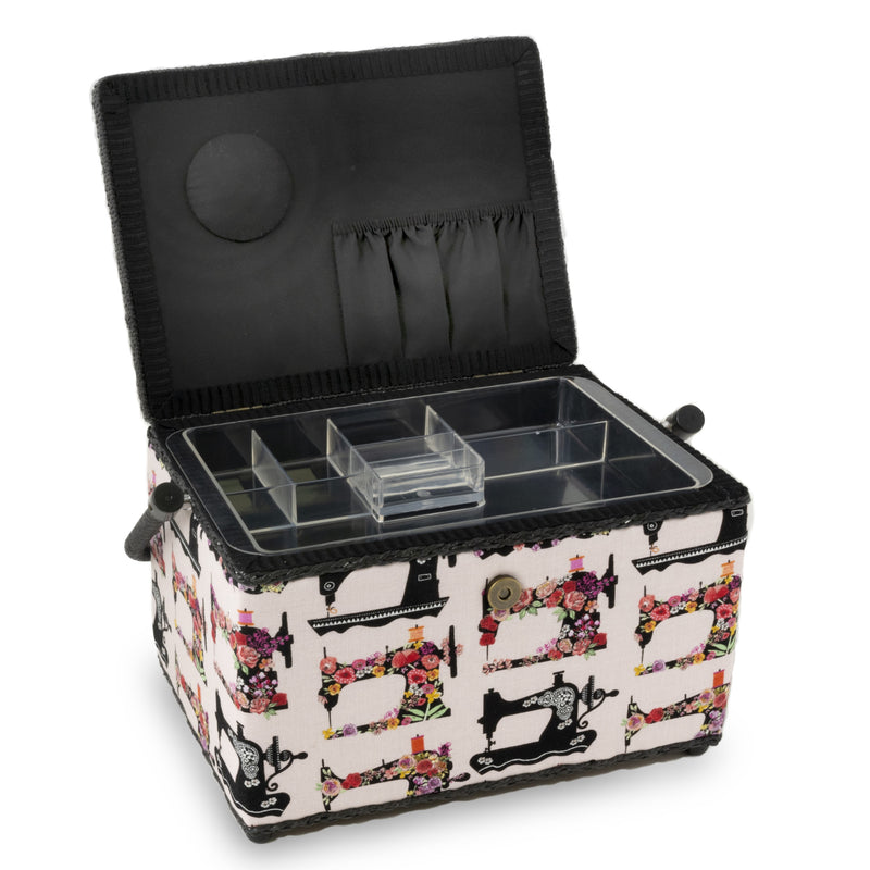 Load image into Gallery viewer, Z10051-221|Dritz Rectangular Sewing Basket, Large