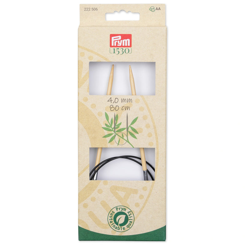 Load image into Gallery viewer, 222506|Prym 32" (80 cm) Circular Bamboo Knitting Needles, US 6 (4 mm)