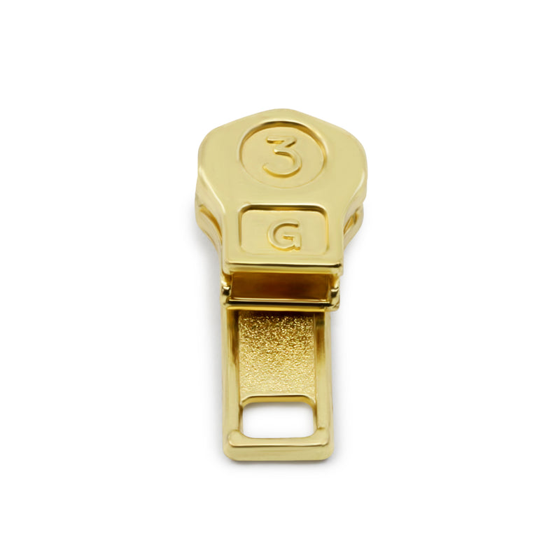 Load image into Gallery viewer, 44232|Dritz Zipper Slides & Stops, Brass, 12 pc