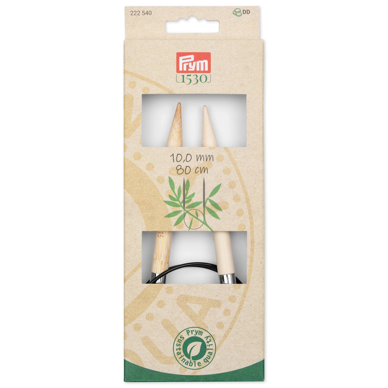 Load image into Gallery viewer, 222540|Prym 32" (80 cm) Circular Bamboo Knitting Needles, US 15 (10 mm)