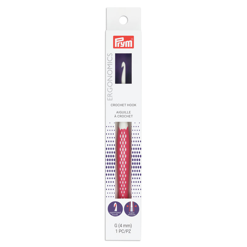 Load image into Gallery viewer, 57202|Prym Ergonomic Crochet Hook, US G (4mm)