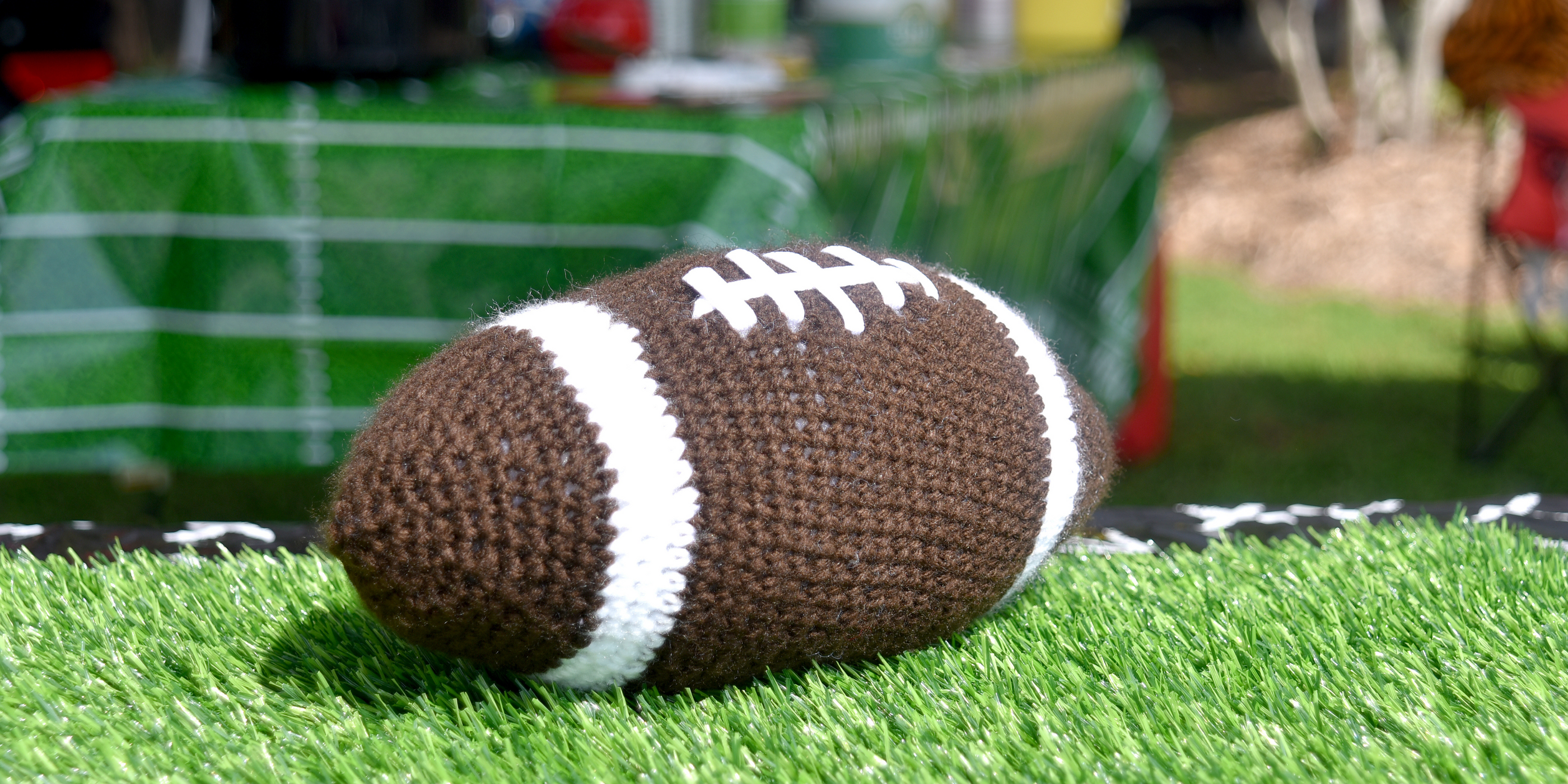 Crochet Football Tree Crochet Football Project โ Prym Americas