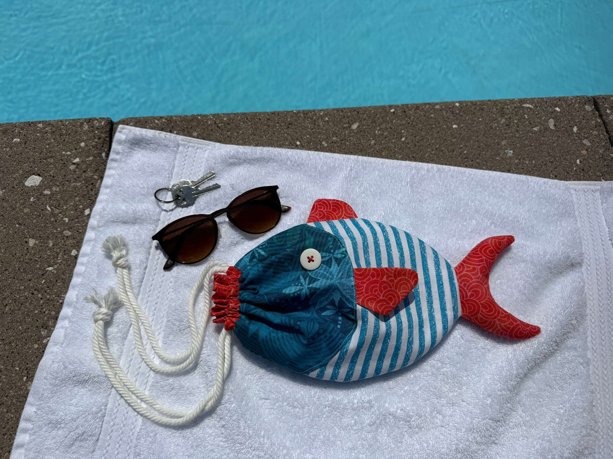 Fish Drawstring Bag