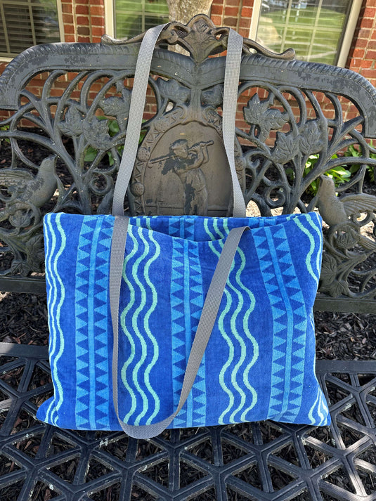Upcycled Beach Towel Bag