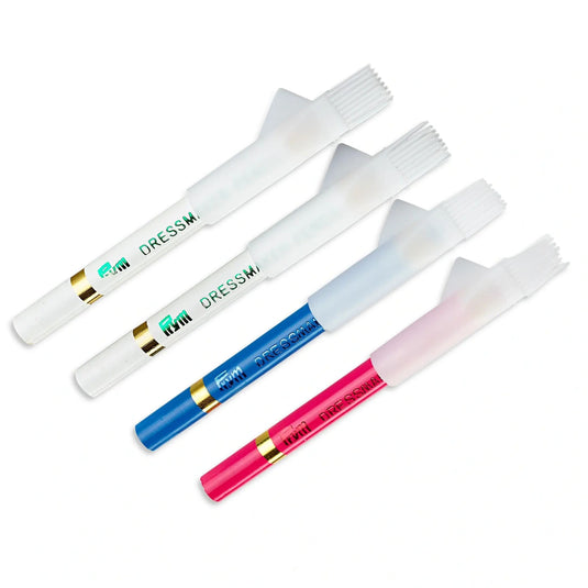 611628| Chalk pencils + brush white/pink/blue