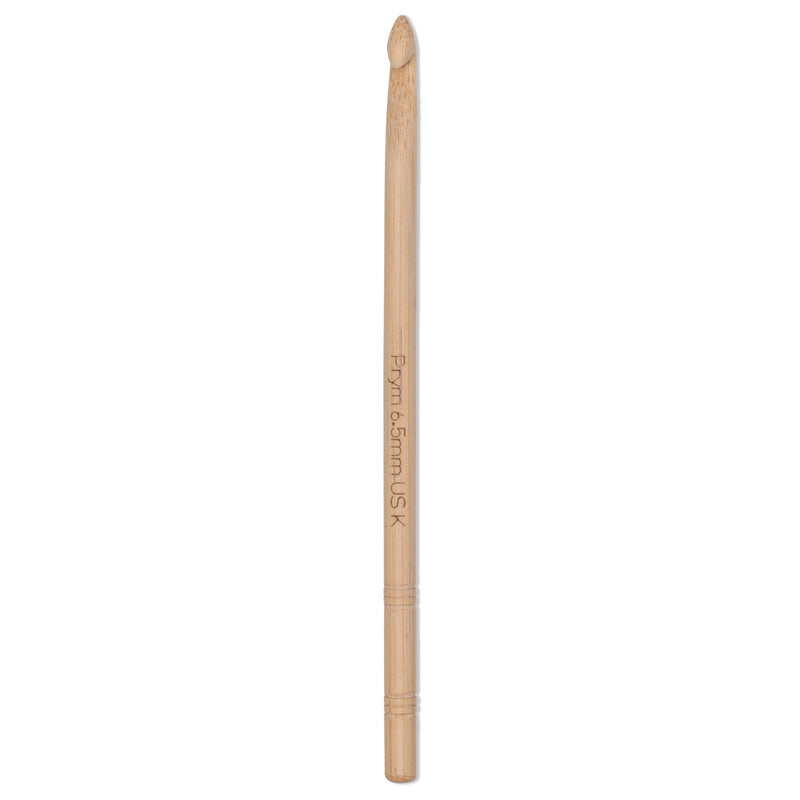 Cargue la imagen en el visor de la galería, 197613| 6" Crochet Hook, Bamboo, US K (6.5mm)