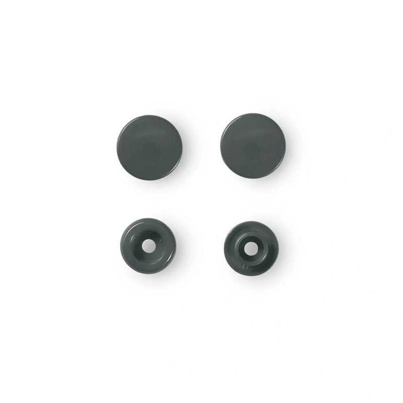 Load image into Gallery viewer, 393109|Prym Color Snaps, round, 12.4 mm, 30 pcs, Dark Grey