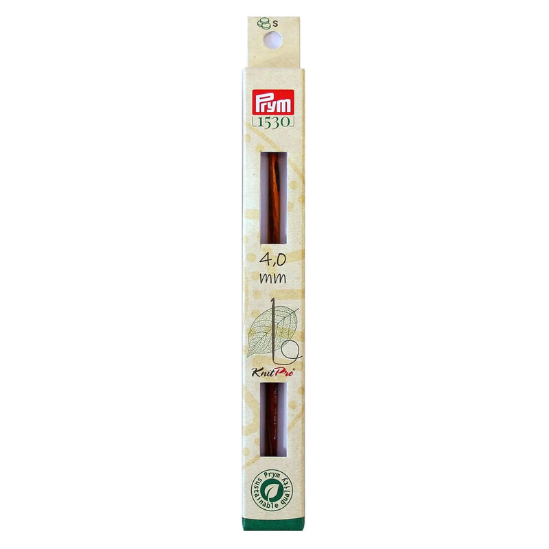 Chargez l'image dans la visionneuse de la galerie, 223722| 6" Tunisian Crochet Hook, interchangeable, wood, US G (4mm)