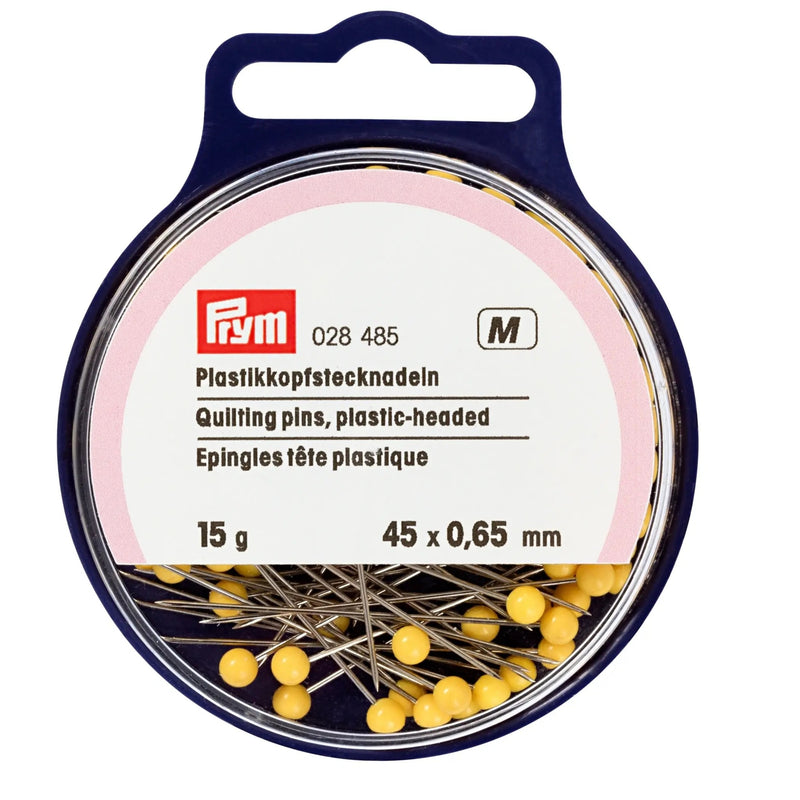 Cargue la imagen en el visor de la galería, 28485| Plastic-headed straight pins V2A 0.65 x 45 mm gold col