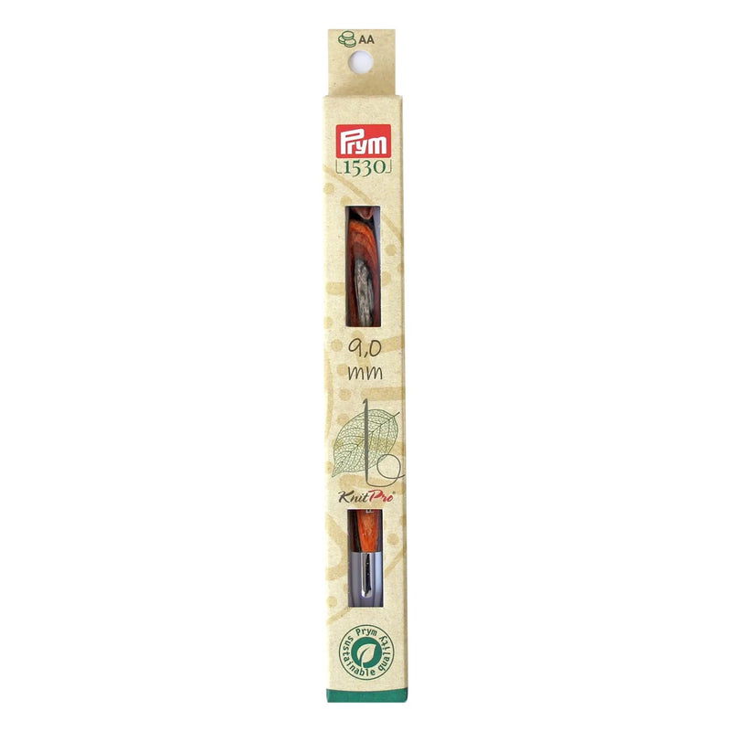 Chargez l'image dans la visionneuse de la galerie, 223730| 6" Tunisian Crochet Hook, interchangeable, wood, US M (9mm )