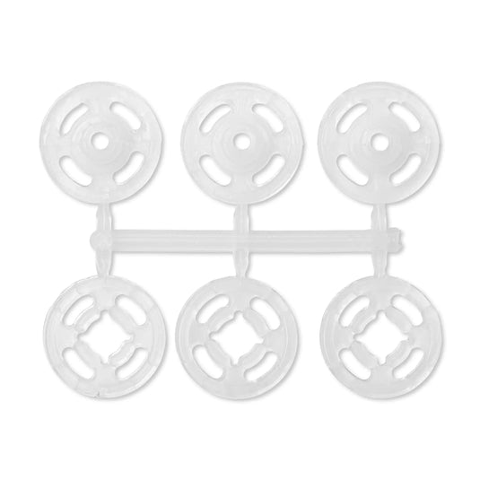 347161| Sew-On Snap Fasteners plastic 13 mm transparent