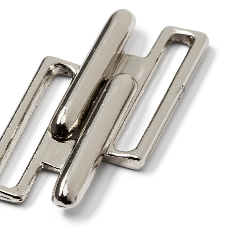 Load image into Gallery viewer, 416130| Bikini and belt clasp hook metal 20 mm silver col