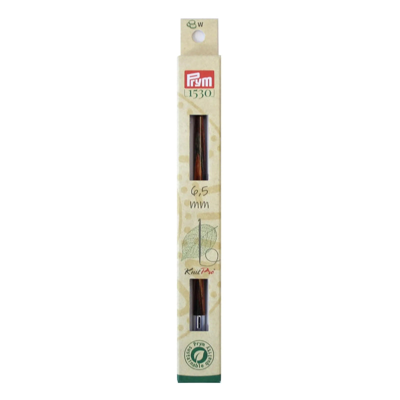 Chargez l'image dans la visionneuse de la galerie, 223727| 6" Tunisian Crochet Hook, interchangeable, wood, US K (6.5mm)