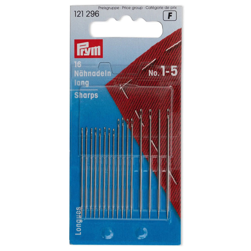 Cargue la imagen en el visor de la galería, 121296| Hand Sewing Needles sharps 1-5 ass. silver col