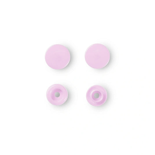 393118|Prym Color Snaps, round, 12.4 mm, 30 pcs, Rose