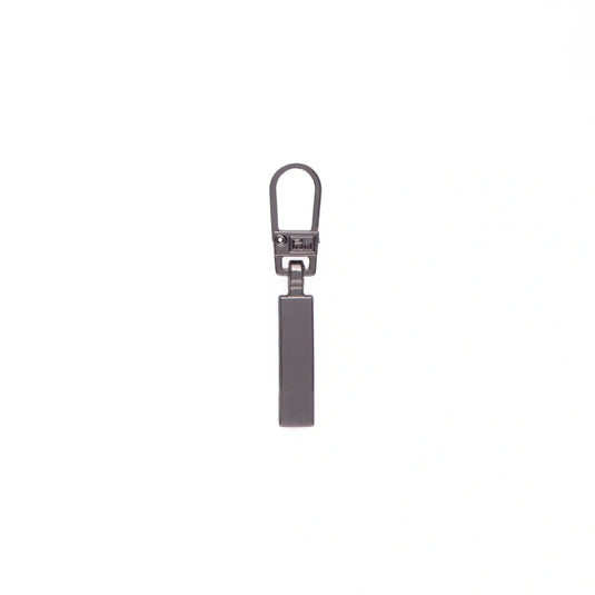 482102| Fashion Zip. puller Classic gunmetal 1pc
