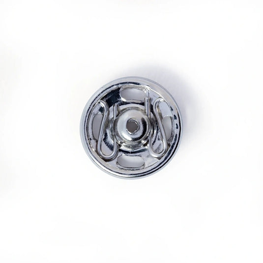 341244| Sew-On Snap Fasteners brass 9 mm silver col