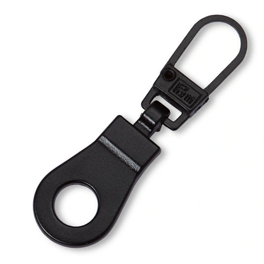 482138| Fashion Zipper pullers Eyelet metal black