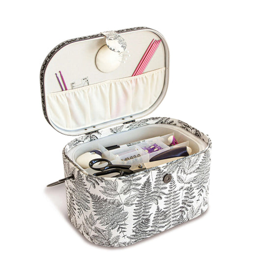 612072| Sewing basket L oval Nature