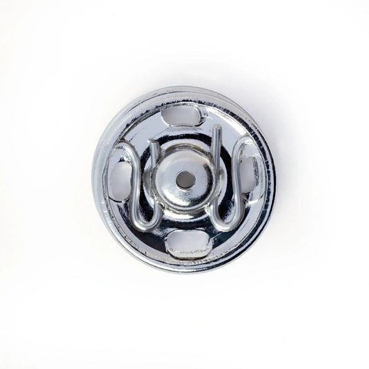 341248| Sew-On Snap Fasteners brass 13 mm silver col