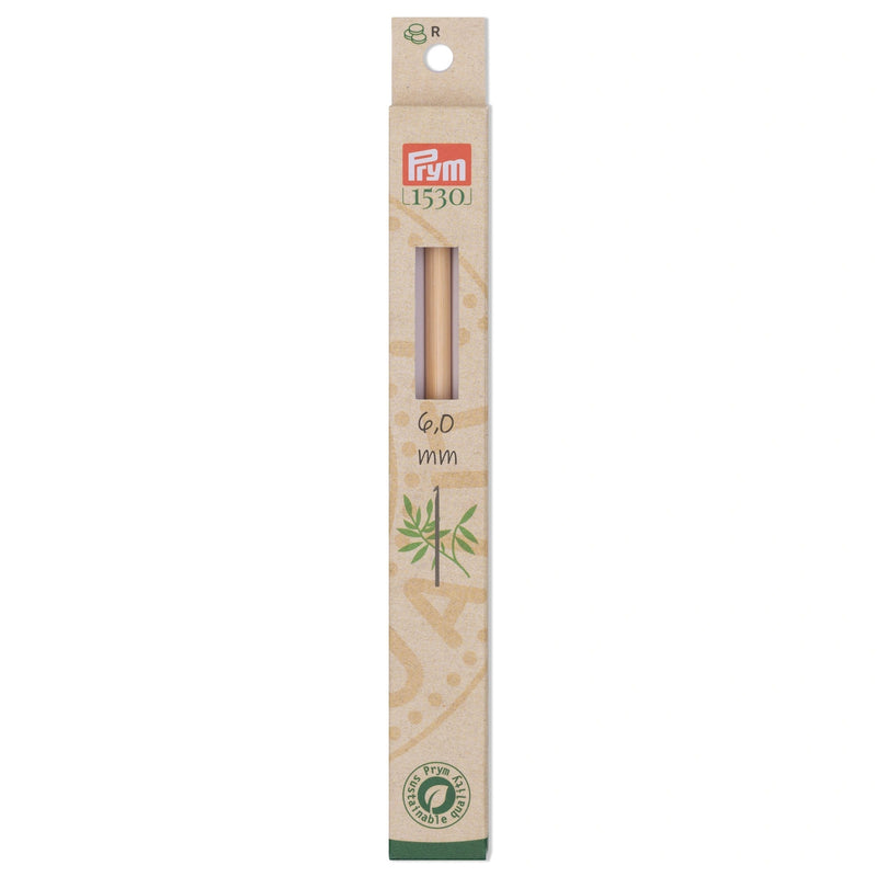 Cargue la imagen en el visor de la galería, 197612| 6" Crochet Hook, Bamboo, US J (6mm)