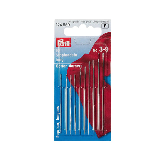 124659| Darning Needles long HAT 3-9 silver col ass.