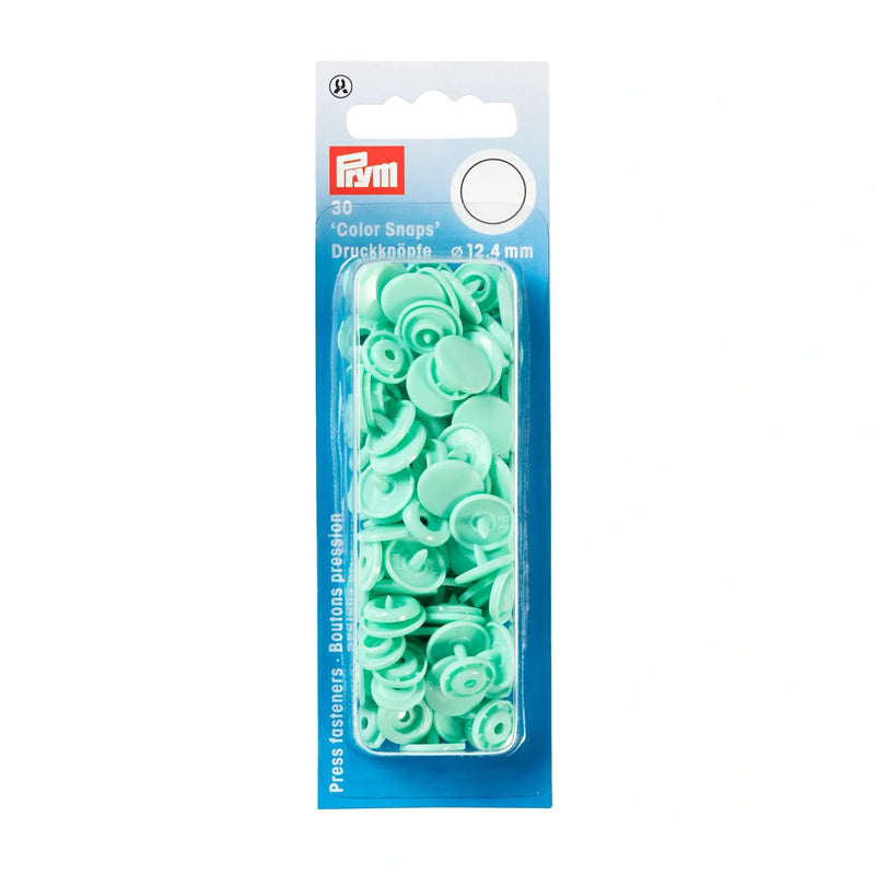Load image into Gallery viewer, 393119|Prym Color Snaps, round, 12.4 mm, 30 pcs, Mint