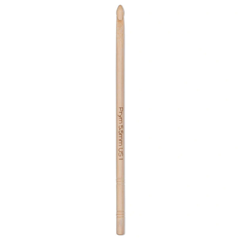 Cargue la imagen en el visor de la galería, 197611| 6" Crochet Hook, Bamboo, US I (5.5mm)