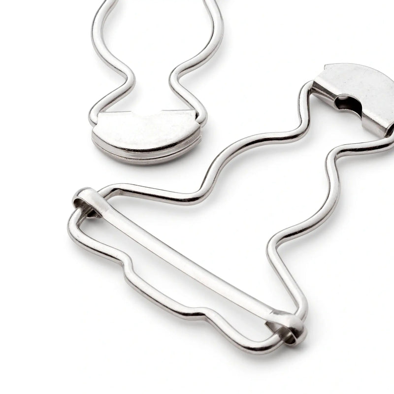 Cargue la imagen en el visor de la galería, 416440| Dungarees buckles brass 35 mm silver col