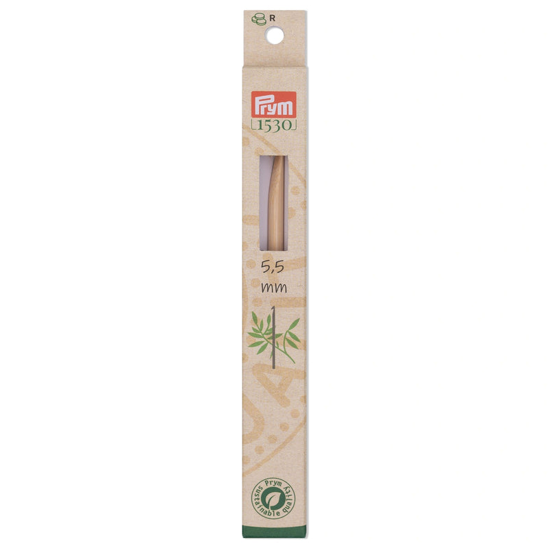 Cargue la imagen en el visor de la galería, 197611| 6" Crochet Hook, Bamboo, US I (5.5mm)