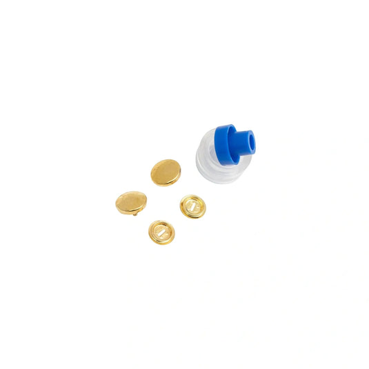 323214| Cover Buttons brass 11 mm gold col