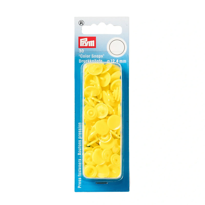 Load image into Gallery viewer, 393107|Prym Color Snaps, round, 12.4 mm, 30 pcs, Yellow