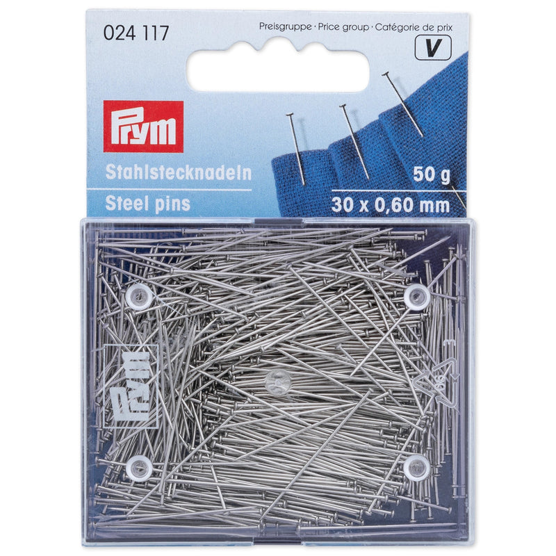 Load image into Gallery viewer, 24117| Straight Pins 6 EF 0.60 x 30 mm silver col