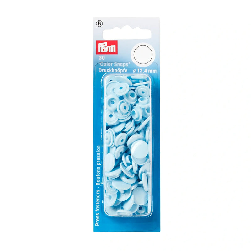 Load image into Gallery viewer, 393120|Prym Color Snaps, round, 12.4 mm, 30 pcs, Light Blue