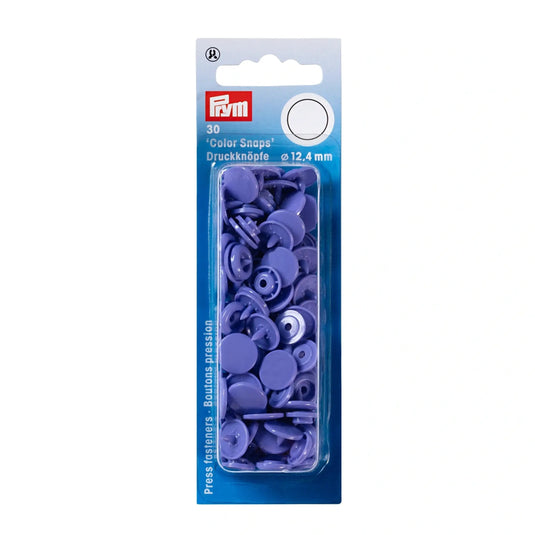 393128|Prym Color Snaps, round, 12.4 mm, 30 pcs, Purple