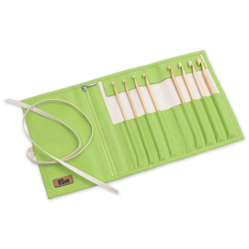 Load image into Gallery viewer, 197610|Prym 6" Crochet Hook Set, Bamboo, 3.5-8mm