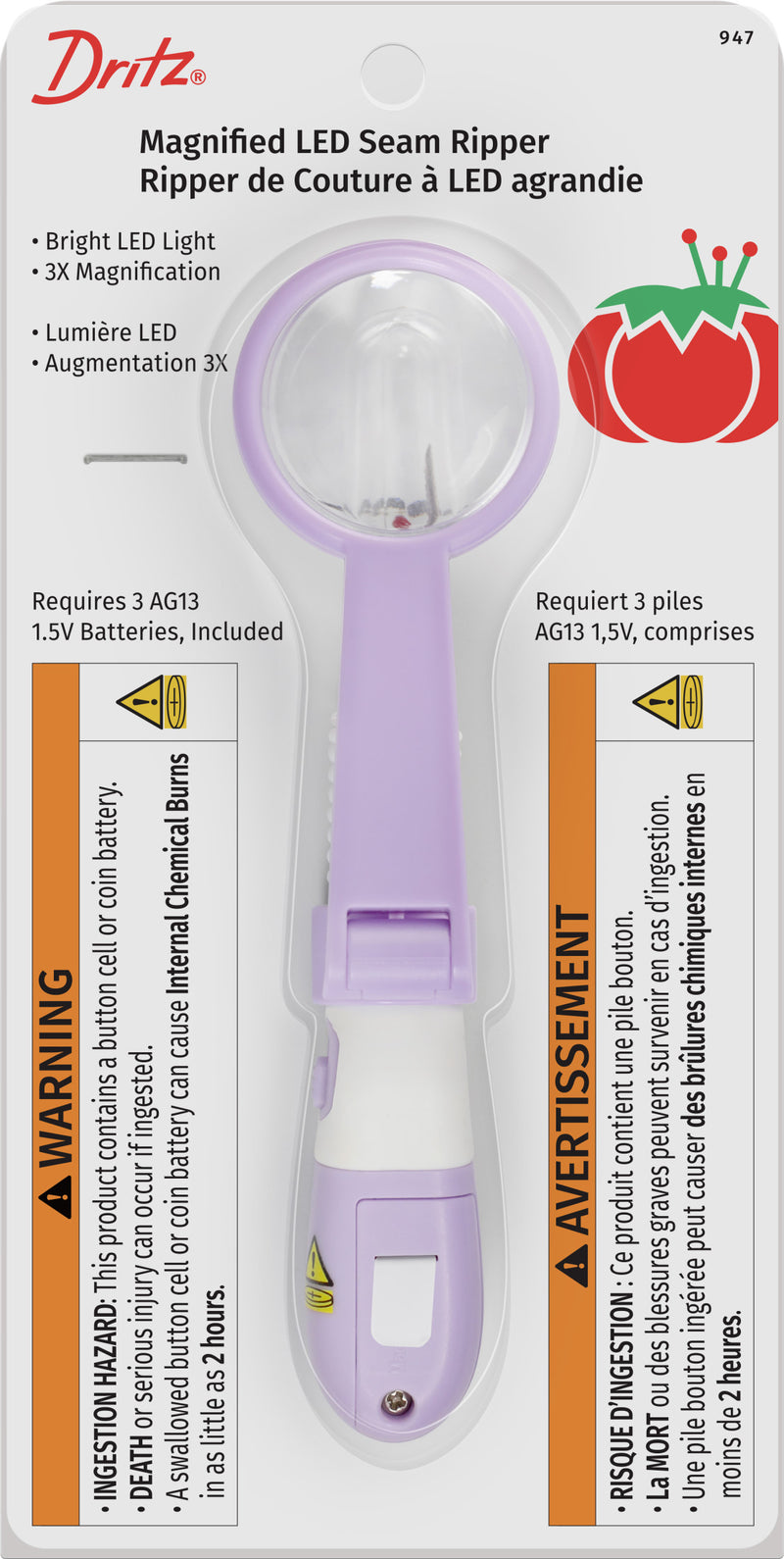 Load image into Gallery viewer, 947|Dritz Magnified LED Seam Ripper