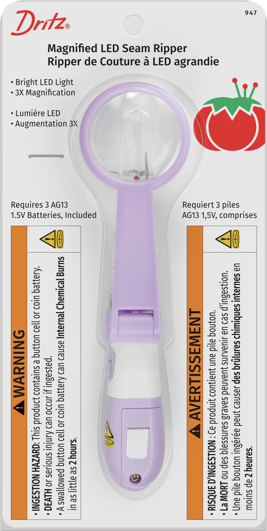 947|Dritz Magnified LED Seam Ripper