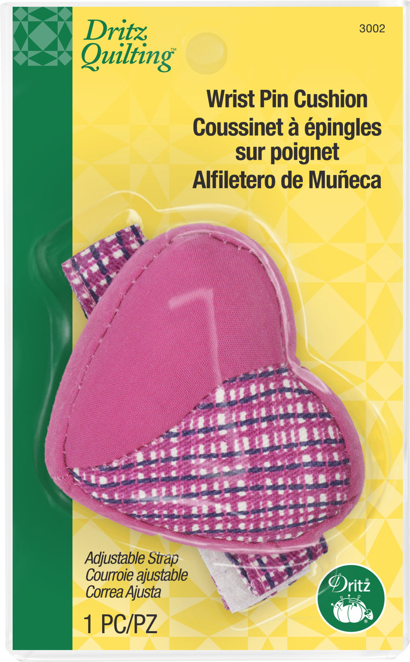 Load image into Gallery viewer, 3002|Dritz Heart Wrist Pin Cushion with Adjustable Strap, Assorted Colors
