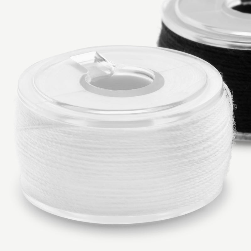 Load image into Gallery viewer, 940|Dritz Class 15 Reusable Bobbins, Black &amp; White, 12 pc
