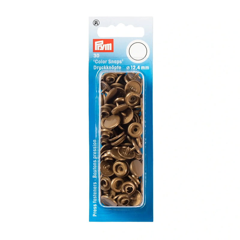 Load image into Gallery viewer, 393111|Prym Color Snaps, round, 12.4 mm, 30 pcs, Gold
