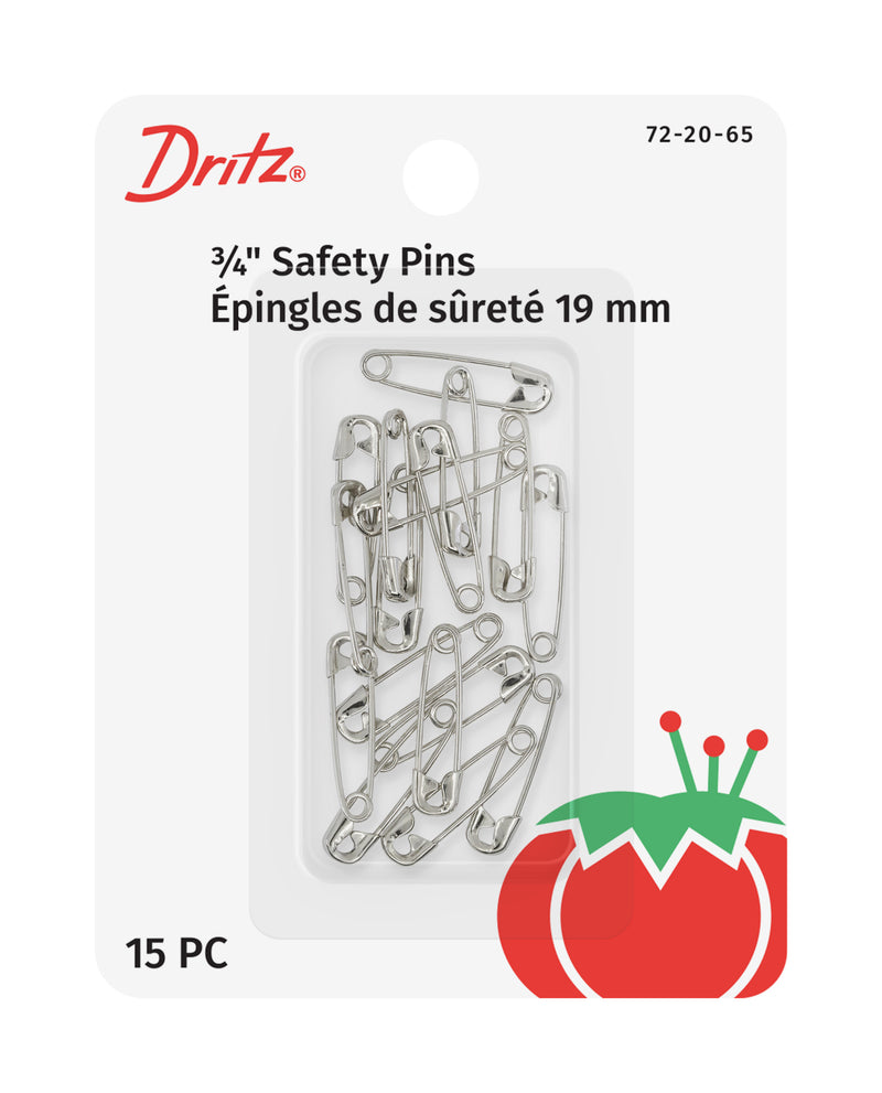 Chargez l'image dans la visionneuse de la galerie, 72-20-65|Dritz 3/4" Safety Pins, Nickel, 15 pc