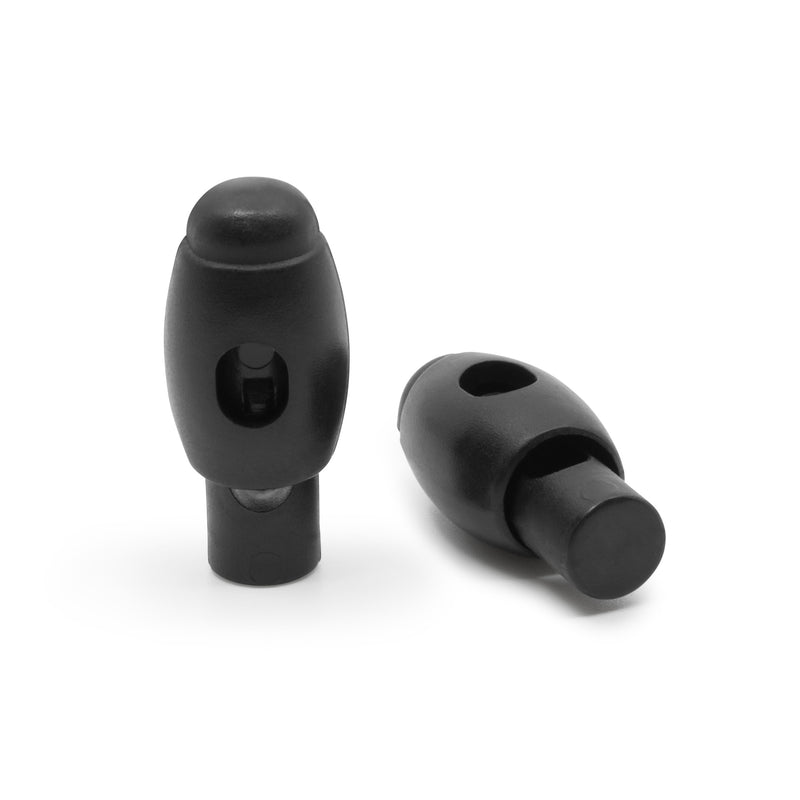 Load image into Gallery viewer, 469-1|Dritz Cord Locks &amp; Stops, Black, 2 pc