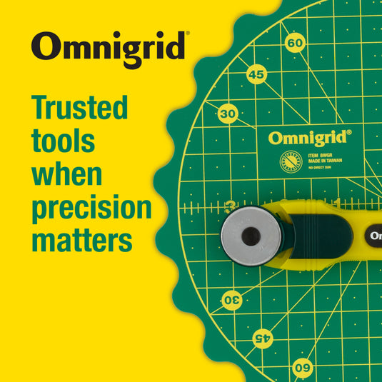 8WGR|Omnigrid 360 ROTATING CUTTING MAT, 8"