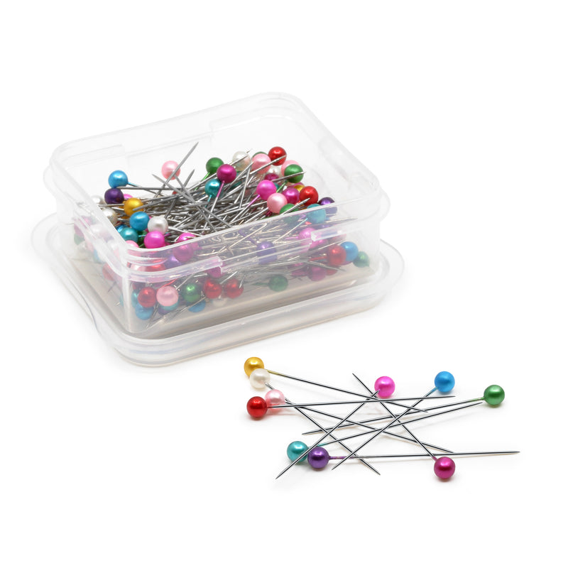 Load image into Gallery viewer, BK157|Dritz 1-1/2" Long Pearlized Pins, Assorted, 1440 pc
